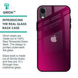 Pink Burst Glass Case for iPhone XR