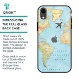 Fly Around The World Glass Case for iPhone XR
