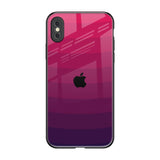 Wavy Pink Pattern iPhone XS Max Glass Back Cover Online