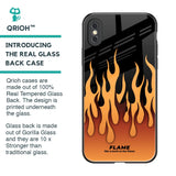 Fire Flame Glass Case for iPhone XS Max