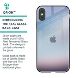 Light Sky Texture Glass Case for iPhone XS Max