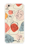 Abstract Faces iPhone 6 Plus Back Cover