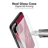 Crimson Ruby Glass Case for Redmi Note 10S