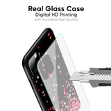 Heart Rain Fall Glass Case For Oppo F19s
