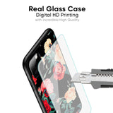 Floral Bunch Glass Case For iPhone 8