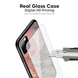 Pink And Grey Marble Glass Case For Redmi 9 prime