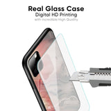 Pink And Grey Marble Glass Case For Vivo V27 Pro 5G