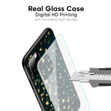 Dazzling Stars Glass Case For Redmi 12C