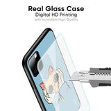 Adorable Cute Kitty Glass Case For Oppo A96