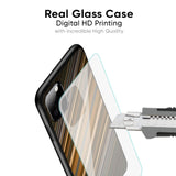 Diagonal Slash Pattern Glass Case for Realme X7 Pro