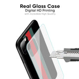 Vertical Stripes Glass Case for Vivo V29e 5G