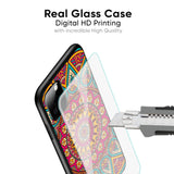 Elegant Mandala Glass Case for OPPO A17