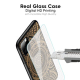 Luxury Mandala Glass Case for Redmi 12C