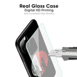Anime Red Moon Glass Case for Vivo V29e 5G