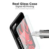 Red Vegeta Glass Case for Oppo F17 Pro