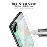 Green Marble Glass Case for iPhone 14 Pro