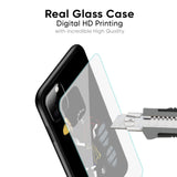 Luffy Line Art Glass Case for Oppo A55