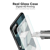 Abstact Tiles Glass Case for Redmi 12C