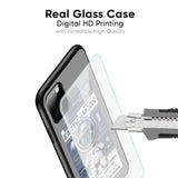 Space Flight Pass Glass Case for Redmi 12