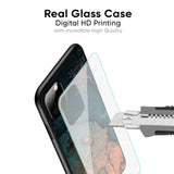 Geographical Map Glass Case for Redmi 11 Prime 5G