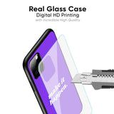 Make it Happen Glass Case for iPhone 8