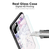 Elegant Floral Glass Case for Vivo T1 5G