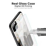 Tricolor Pattern Glass Case for iPhone 8