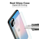 Blue & Pink Ombre Glass case for iPhone 8