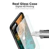 Watercolor Wave Glass Case for iPhone 8 Plus