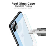 Pastel Sky Blue Glass Case for iPhone 13 mini