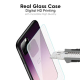 Purple Gradient Glass case for Oneplus 12