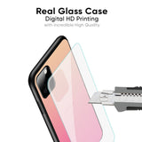 Pastel Pink Gradient Glass Case For OPPO F21 Pro 5G