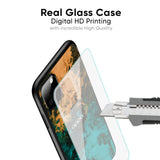 Watercolor Wave Glass Case for Oppo Reno6 Pro