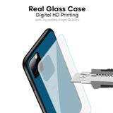 Cobalt Blue Glass Case for Poco M4 5G