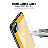 Fluorescent Yellow Glass case for Poco M4 5G