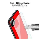 Blood Red Glass Case for Poco M4 5G