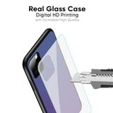 Indigo Pastel Glass Case For Vivo Y75 5G