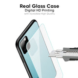 Arctic Blue Glass Case For Vivo V23e 5G