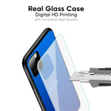 Egyptian Blue Glass Case for Vivo V20