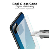 Celestial Blue Glass Case For Redmi 11 Prime