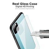 Arctic Blue Glass Case For Redmi 12C