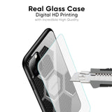 Hexagon Style Glass Case For Redmi 12C