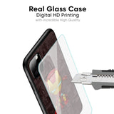 Angry Baby Super Hero Glass Case for Redmi Note 12