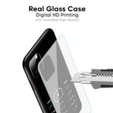 Classic Keypad Pattern Glass Case for iPhone XS Max