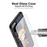 Orange Chubby Glass Case for Samsung Galaxy A30s