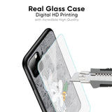 Cute Baby Bunny Glass Case for Oppo Reno8 5G
