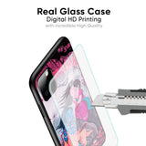 Radha Krishna Art Glass Case for Oppo Reno8 5G