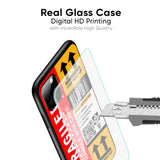 Handle With Care Glass Case for Realme 8 5G