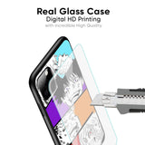 Anime Sketch Glass Case for Samsung Galaxy M30s