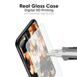 Bronze Abstract Glass Case for Vivo V27 5G